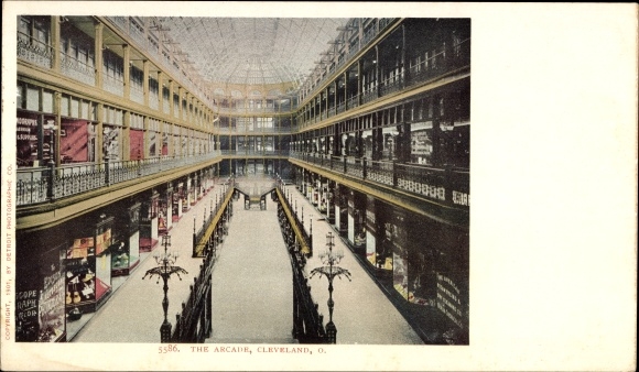 Ak Cleveland Ohio USA, Arcade