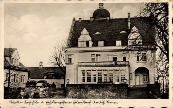 Ak Helmsdorf Stolpen in Sachsen, Bäcker-Fachschule und Erholungsheim