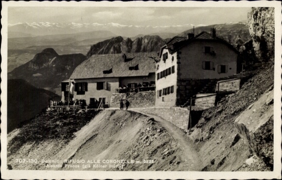 Ak Dolomiten, Rifugio alle Coronelle