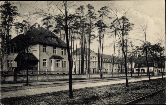 Ak Berlin Köpenick Oberschöneweide, Blick auf das Königin Elisabeth Hospital