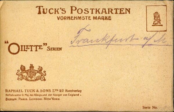 6 Künstler AK im Umschlag Frankfurt am Main, von Charles Flower