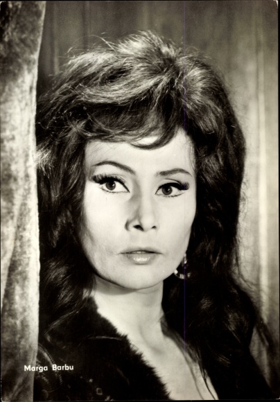 Ak Schauspielerin Marga Barbu, Portrait