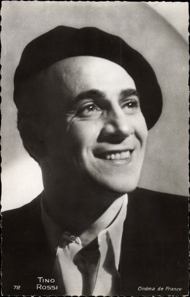 Ak Schauspieler und Sänger Tino Rossi, Portrait