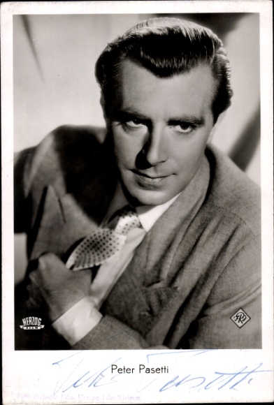 Ak Schauspieler Peter Pasetti, Portrait, Autogramm