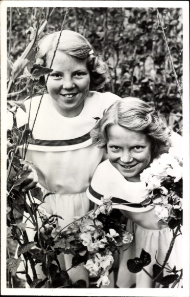 Ak Prinzessinnen Beatrix und Irene, Paleis Soestdijk