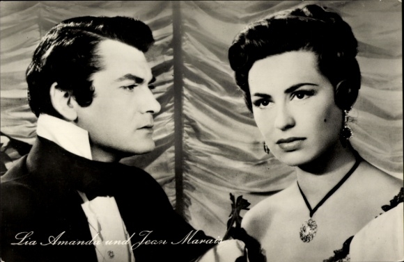 Ak Schauspieler Lia Amanda und Jean Marais, Portrait, Der Graf von Monte Christo