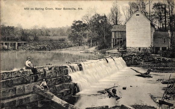 PC Near Batesville Arkansas USA, Mill on Spring Creek