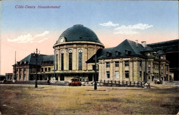 Ak Deutz Köln am Rhein, Hauptbahnhof