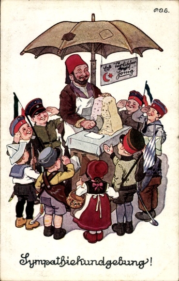 Künstler Ak Engelhard, P.O.E., Sympathiekundgebung, Türke, Türkischer Honig, Kinder