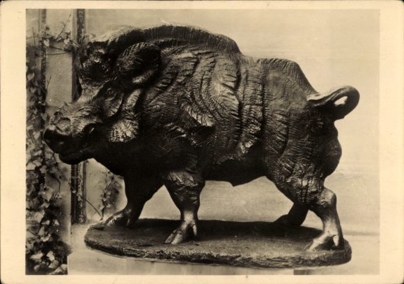 Ak Wiener Künstlerhaus, Prof. Fritz Bahn, Wildsau