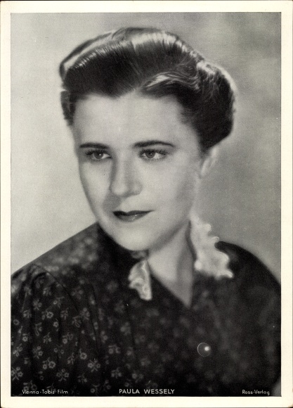 Foto Schauspielerin Paula Wessely, Portrait