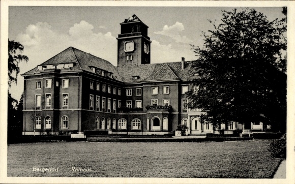 Ak Hamburg Bergedorf, Rathaus