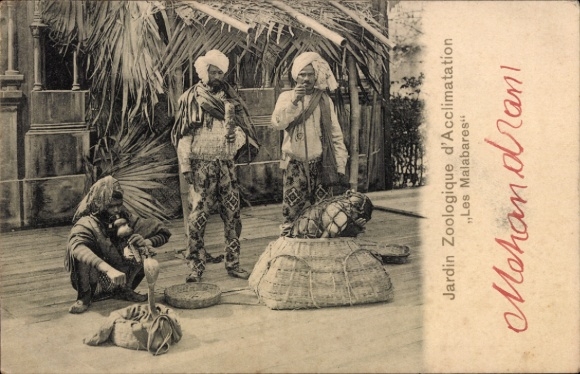 Ak Paris, Jardin Zoologique d'Acclimatation, Les Malabares