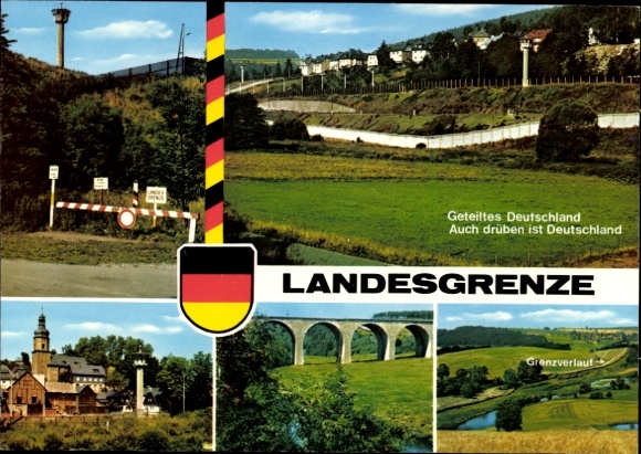 Ak Landesgrenze, Zonengrenze im Saaletal