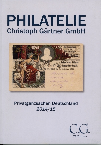 Fachliteratur Philatelie Christoph Gärtner GmbH, Privatganzsachen Deutschland 2014/15