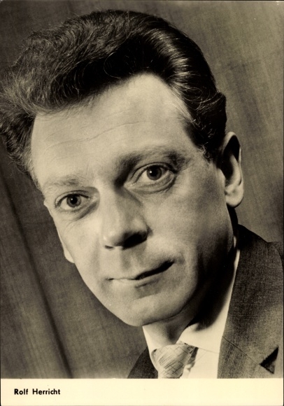 Ak Schauspieler Rolf Herricht, Portrait