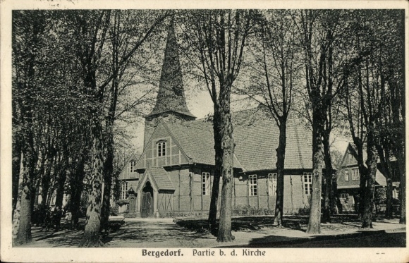 Ak Hamburg Bergedorf, Kirche