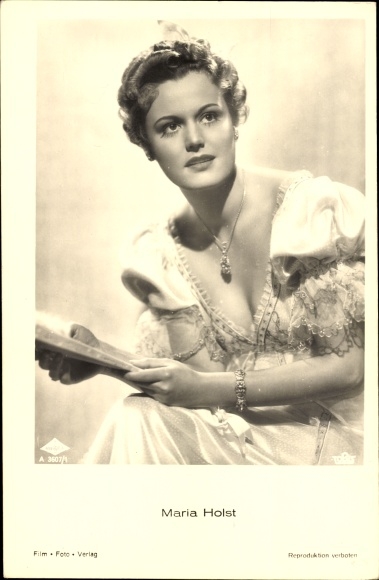 Ak Schauspielerin Maria Holst, Portrait