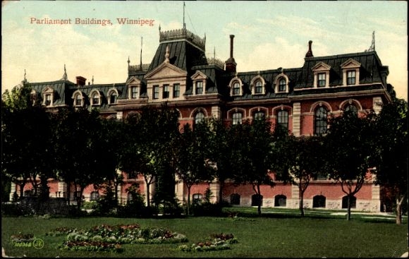 Ak Winnipeg Manitoba Kanada, Parlamentsgebäude