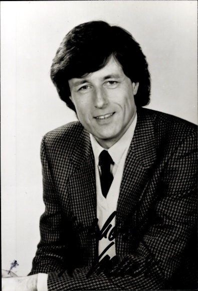 Ak Moderator Ulrich Kraemer, Portrait, Autogramm