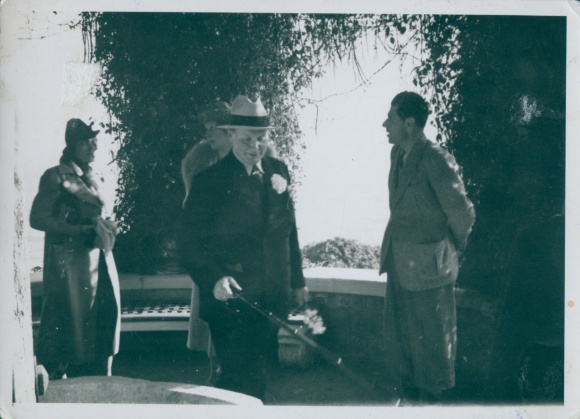 Foto Hermann Göring,Hut, Gehstock, Photo Powel