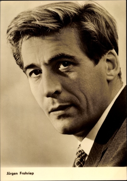 Ak Schauspieler Jürgen Frohriep, Portrait, Defa Film, Sterne