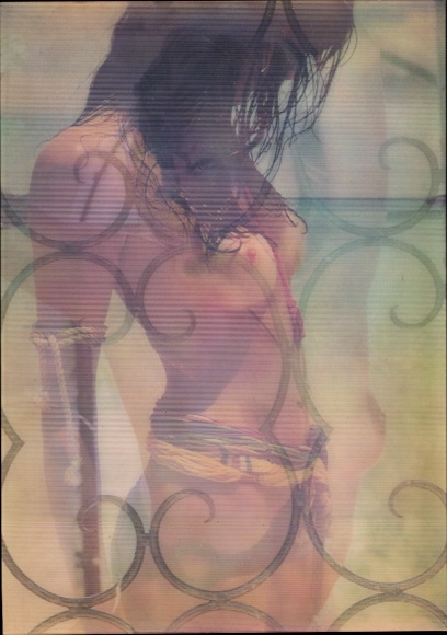 3 D Ak Nackte Frau, Erotik