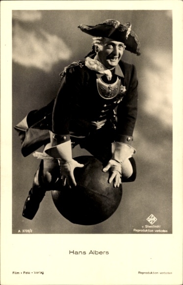 Ak Schauspieler Hans Albers, Portrait, Münchhausen