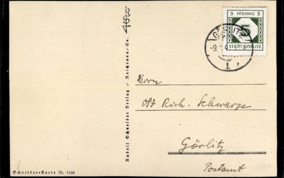 Lokalausgabe Görlitz 9 auf Ansichtskarte