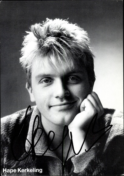 Ak Schauspieler, Komiker und Autor Hape Kerkeling, Portrait, Autogramm
