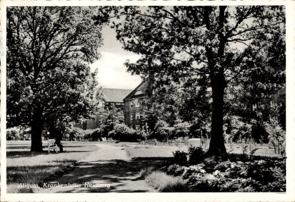 Ak Hamburg Nord Langenhorn Heidberg, Allgemeines Krankenhaus