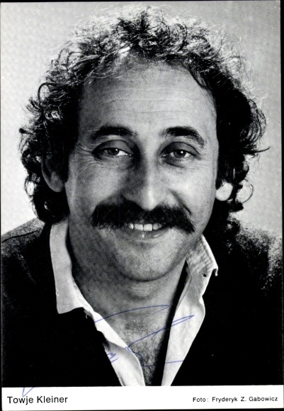 Autogrammkarte Schauspieler Towje Kleiner, Portrait, Autogramm