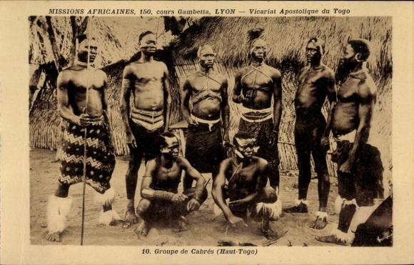 Ak Togo, Groupe de Cabrés, Missions africaines, Afrikanische Krieger