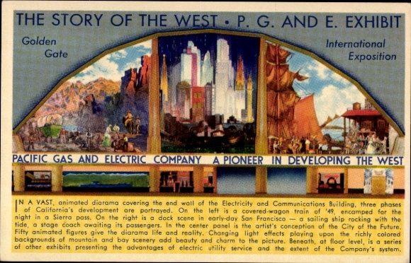 Ak Golden Gate International Exposition, Pacific Gas and Electric Company, The Story of the West