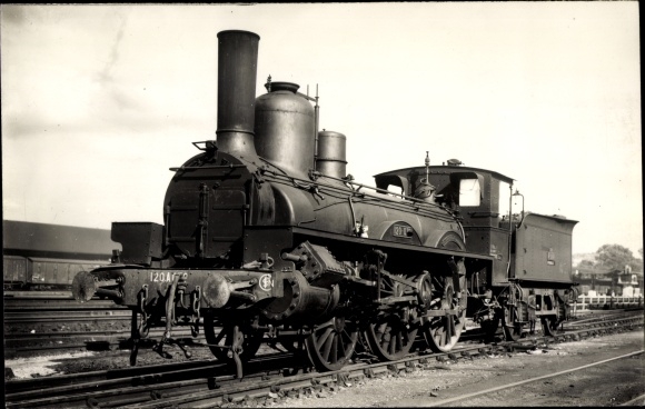 Foto Französische Eisenbahn, Dampflok 120