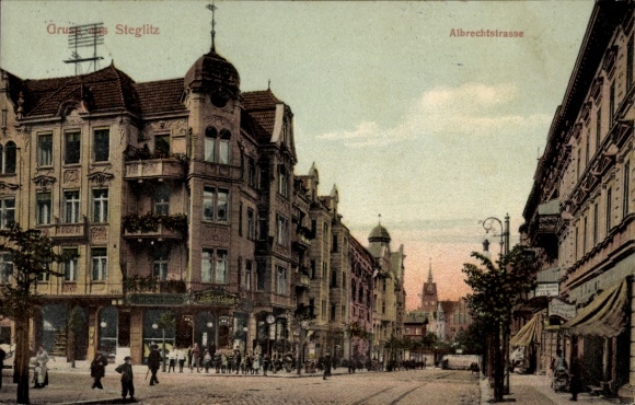 Ak Berlin Steglitz, Albrechtstraße