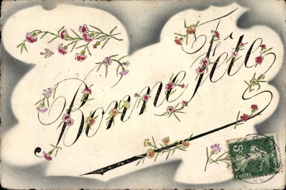 Ak Glückwunsch, Blumen