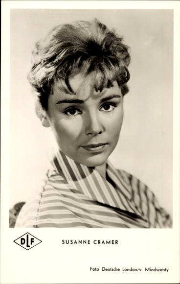 Ak Schauspielerin Susanne Cramer, Portrait, Autogramm, die gestohlene Hose