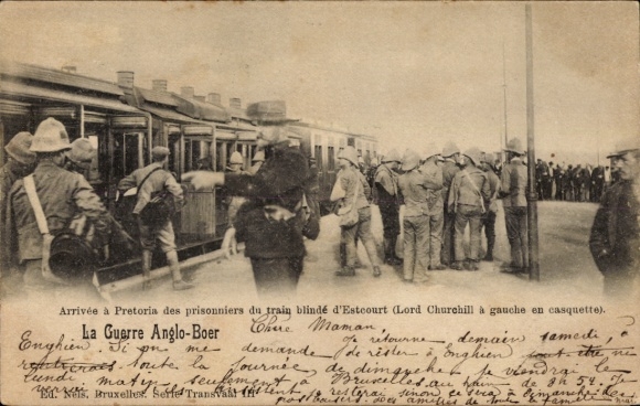 CPA Pretoria, Afrique du Sud, Guerre Anglo-Boere, Arrivé de prisonniers