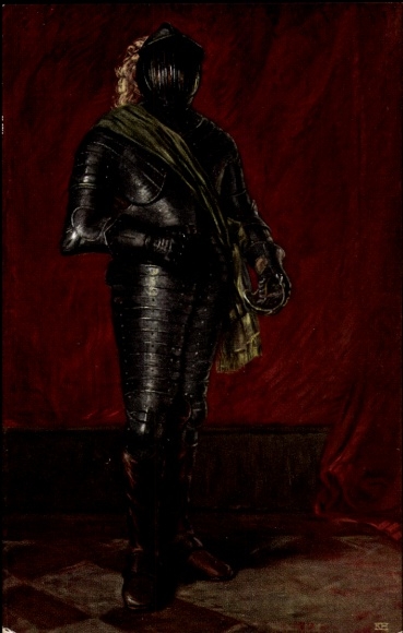 Künstler Ak Pappenheimer Kürassier aus dem Dreißigjährigen Krieg