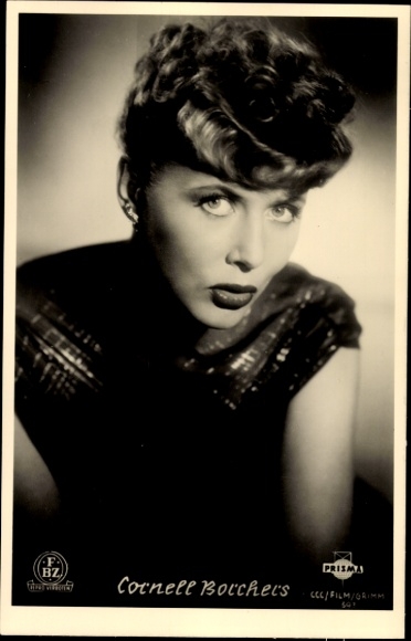 Foto Ak Schauspielerin Cornell Borchers, Portrait