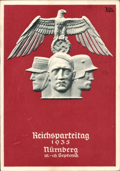 Künstler Ak Klein, R., Nürnberg, Reichsparteitag 1935