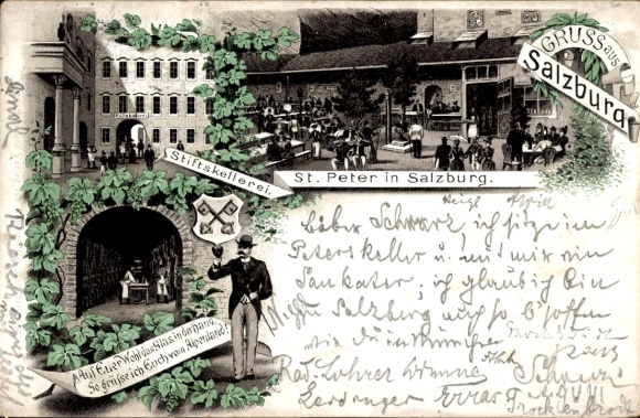 Wappen Litho St. Peter in Salzburg, Stiftskellerei