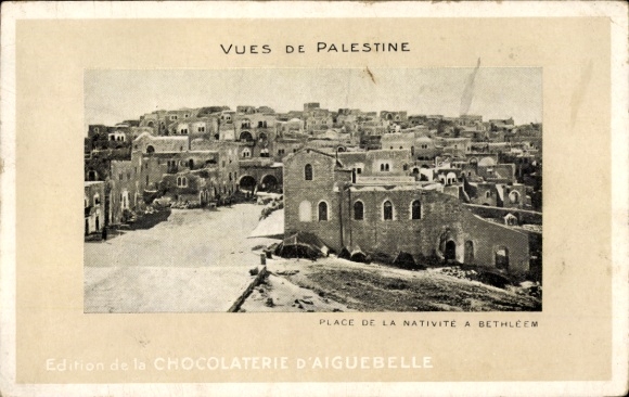Ak Bethlehem Palästina, Blick auf  Häuser, Straße, Vues de Palestine, Place de la Nativité
