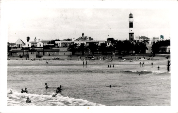 Ak Namibia Deutsch Südwestafrika, Ortspartie, Strand