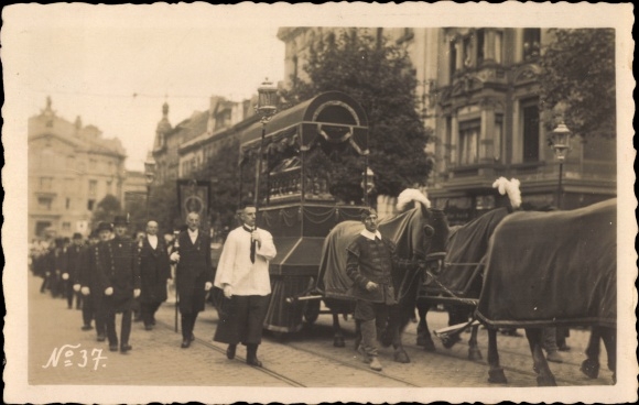 Foto Ak Aachen in Nordrhein Westfalen, Reliquienprozession Juli 1925
