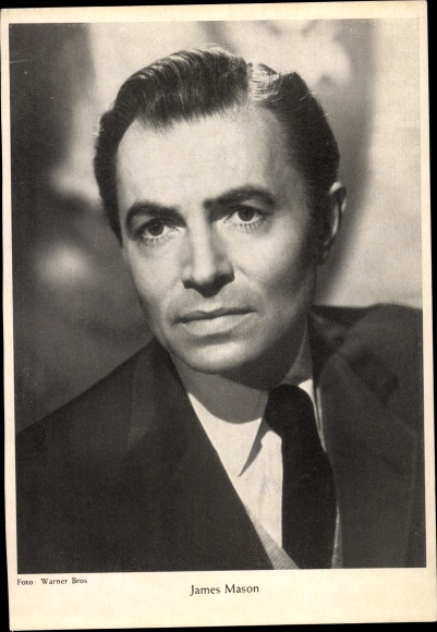 Ak Schauspieler James Mason, Portrait