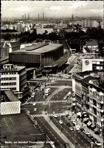 Ak Berlin Charlottenburg, Bahnhof Zoologischer Garten