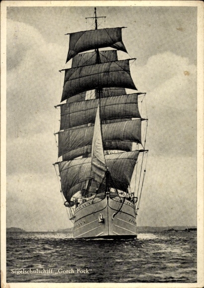 Ak Segelschulschiff Gorch Fock