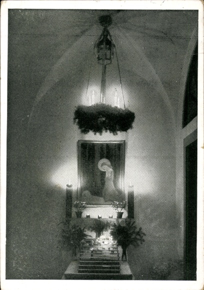 Ak Berlin Steglitz Lankwitz, Kreuzgangbild im Mutterhaus der Christkönigschwestern, Alt-Lankwitz 37